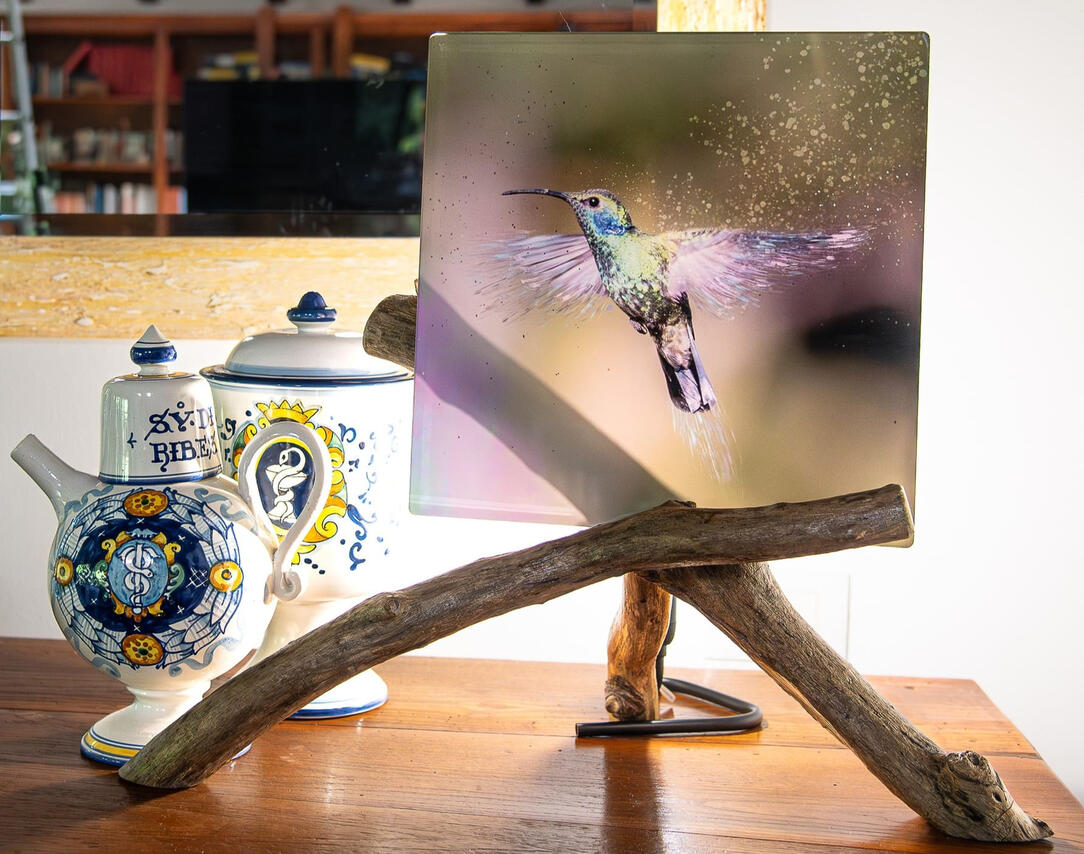 Complementi di arredo con foto in plexiglass